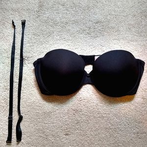 Candies ❤️ 8 Way Convertible Push-Up Strapless Bra Black 36C